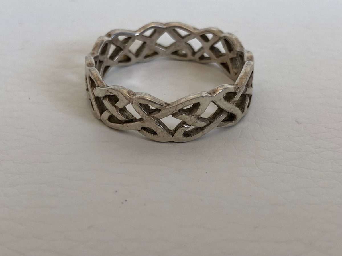 Silver Tone Celtic Design Ring #ML321 R295.00 | Dimensions: Ring Size U
