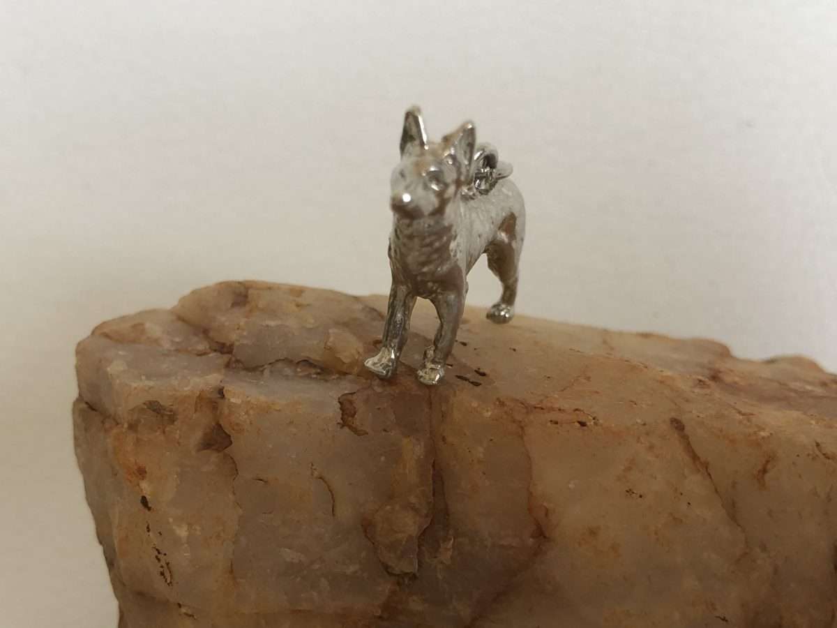Pendant/Charm - Silver Tone German Shephard #ML378
