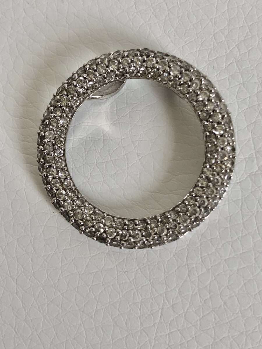 Silver Pendant, Circle of Life With Diamante #ML569 R695.00 | Dimensions: 30mm Diameter