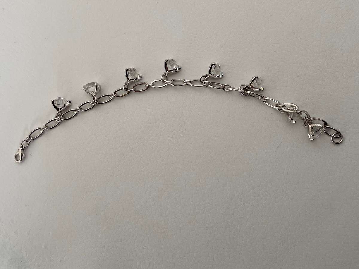 Swarovski Bracelet With Drop Crystals #ML627 R590.00 | Dimensions: 195mm by 4mm