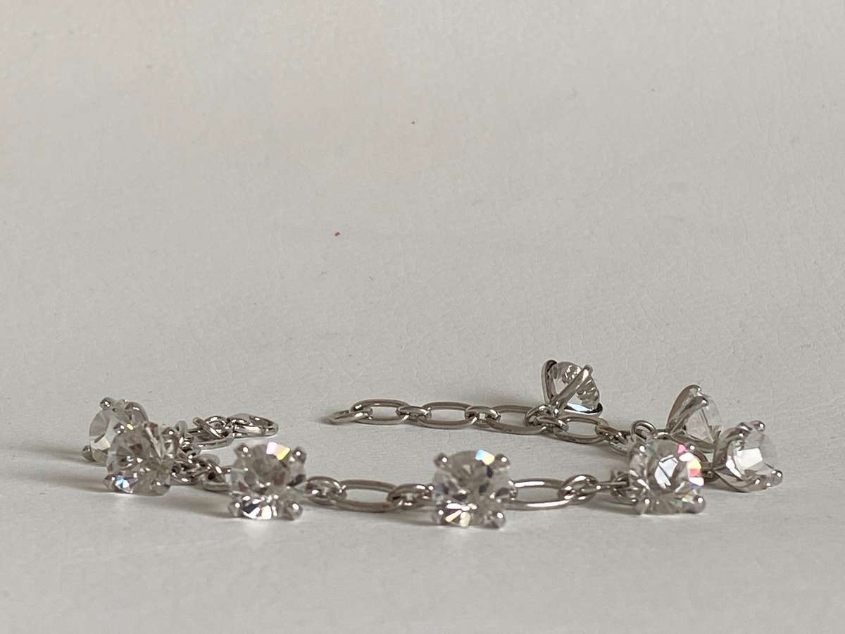 Swarovski Bracelet With Drop Crystals #ML627 R590.00 | Dimensions: 195mm by 4mm