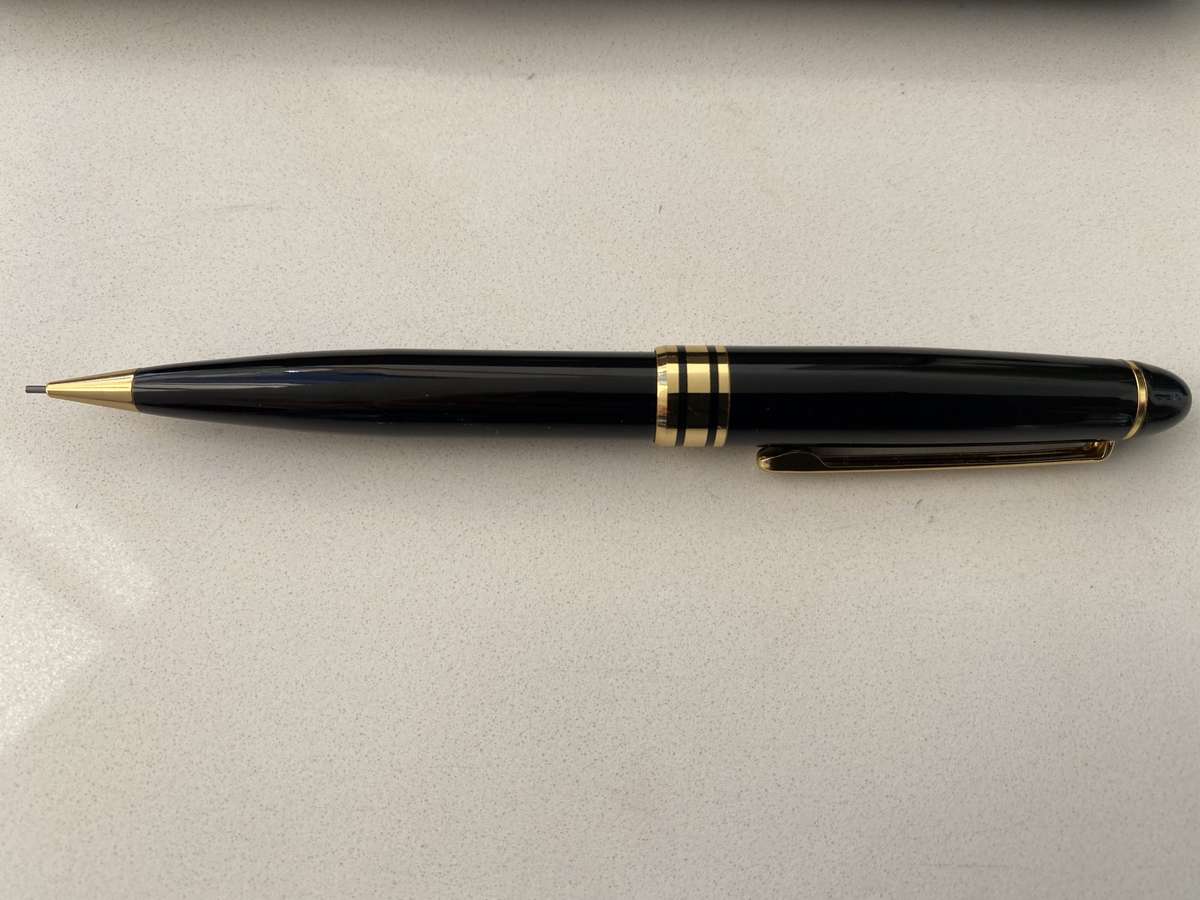 Pen Set Gold Plated & Black Set of 3 Pens Ball Point, Fountain Pen & Pencil Set #ML679 R595.00