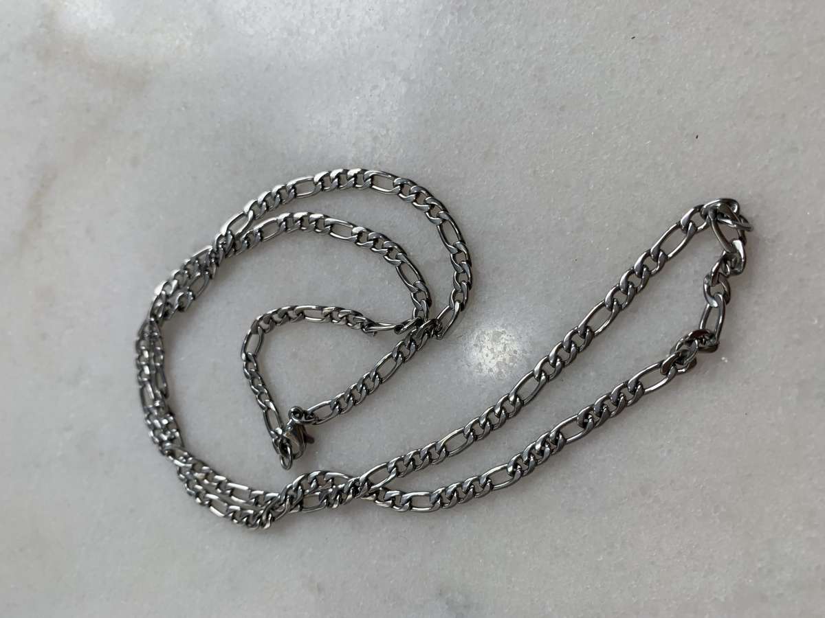 Silver Plated Chain, No pendant