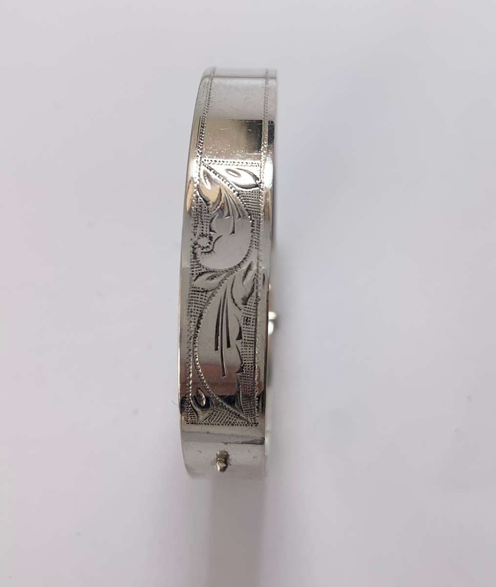 Bangle - Adult Baptism Bangle. Silver Marked 'SIL' #ML1078 R595.00 | Dimensions: 22mm x 10mm