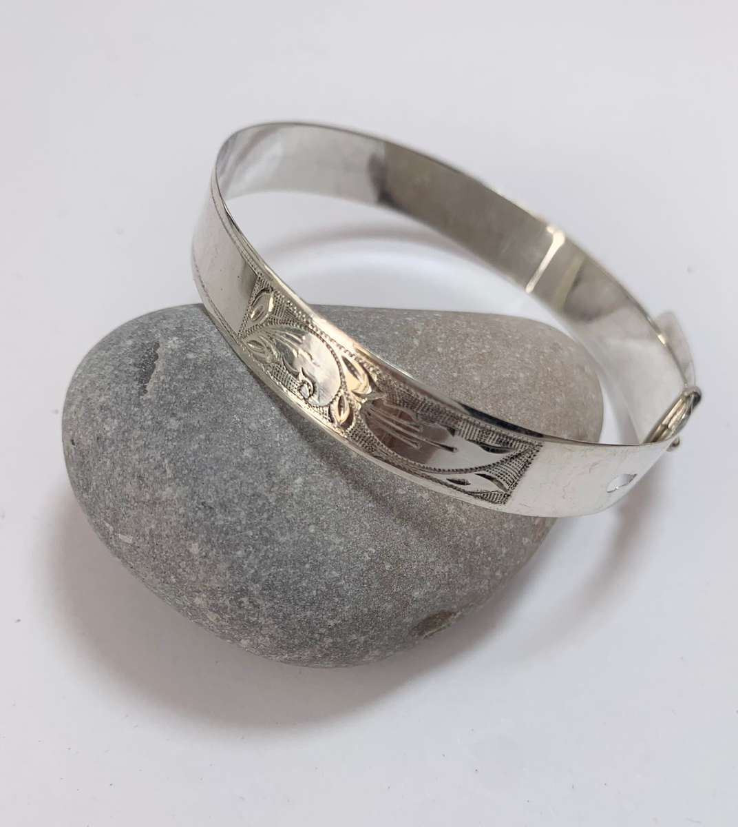 Bangle - Adult Baptism Bangle. Silver Marked 'SIL' #ML1078 R595.00 | Dimensions: 22mm x 10mm