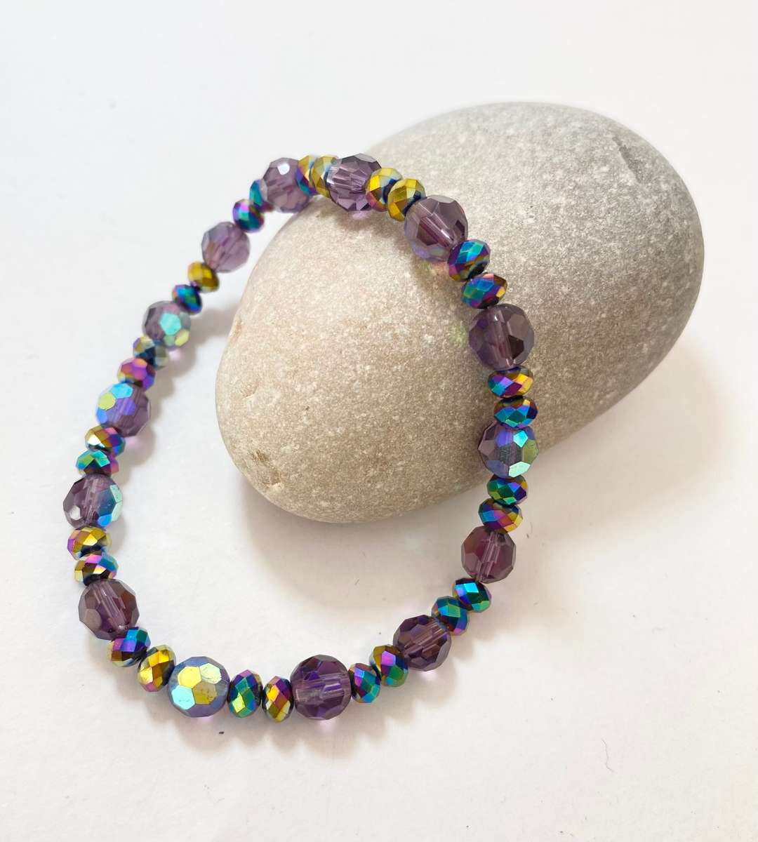 Bracelet - Multi-colour Anodised Beads #ML1226 R150.00 | Dimensions: 60mm D