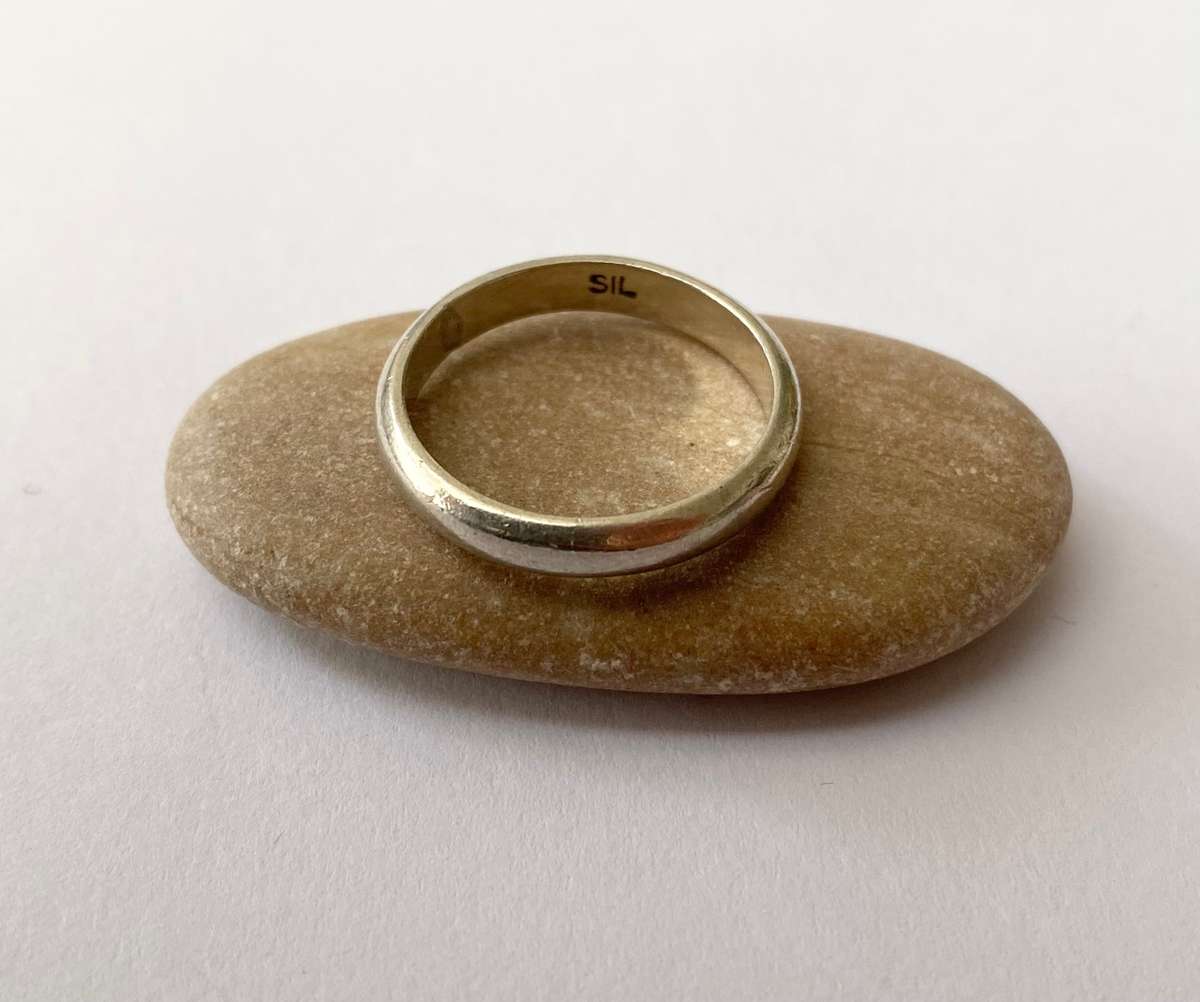 Ring - Silver Wedding Band #ML1605