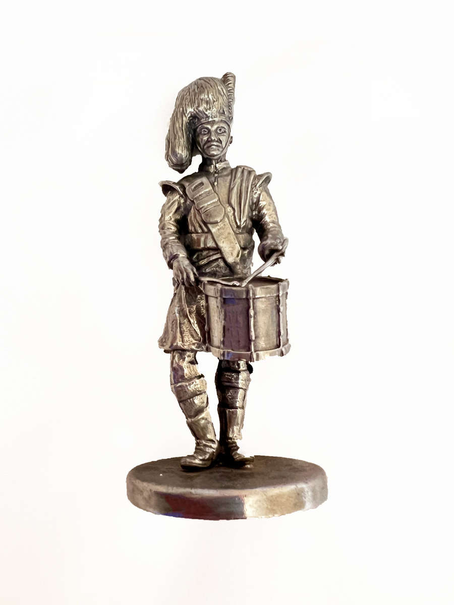 Figurine - Pewter Black Watch Drummer. Royal Highland Reg. D. McMaster Original. Lmtd Ed - ML2663