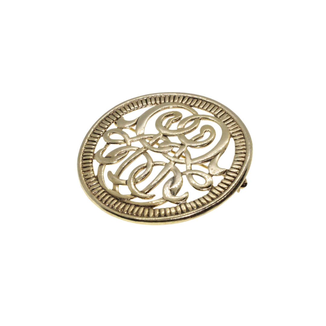 Brooch - Gold Tone Vintage Celtic Design Brooch - ML2867