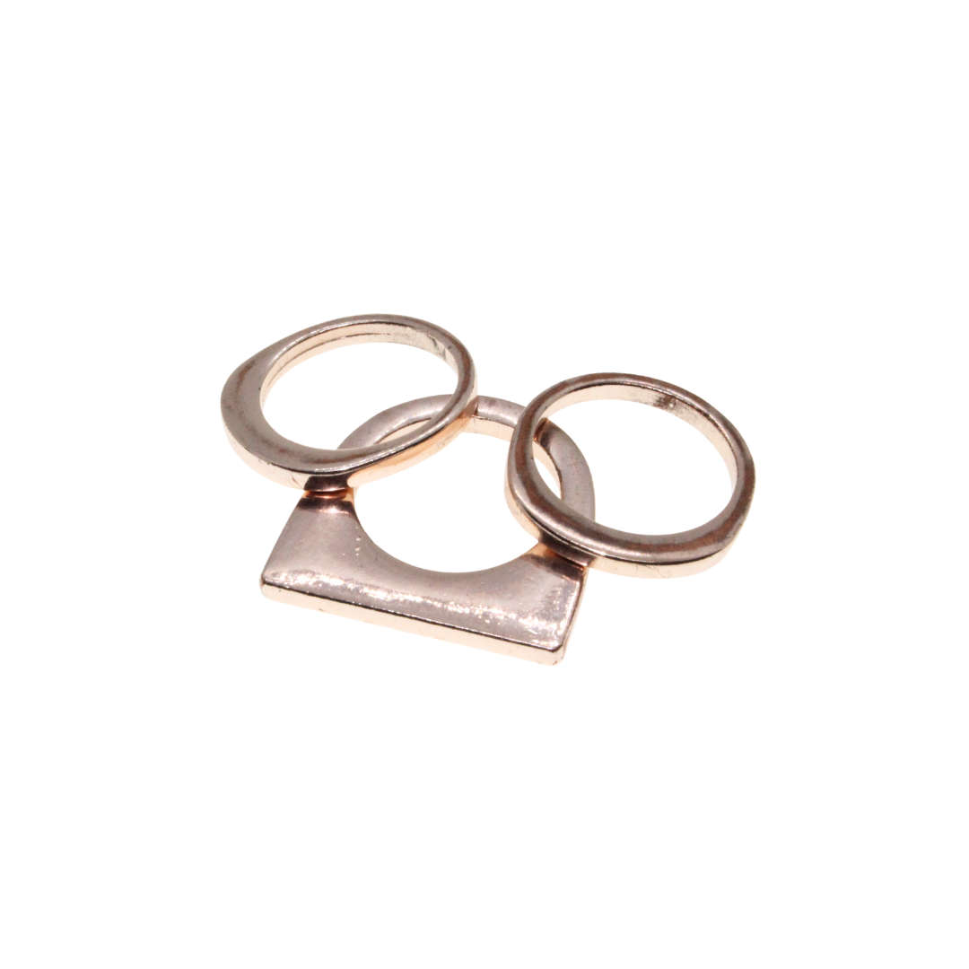 Ring - Copper Tone Stacking Rings  x 3 - ML2986
