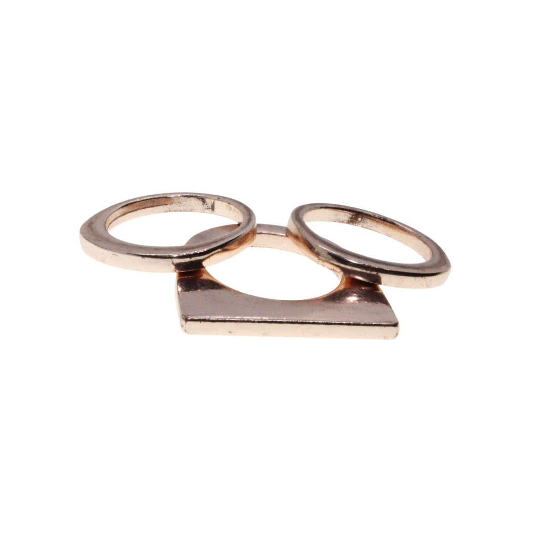 Ring - Copper Tone Stacking Rings  x 3 - ML2986