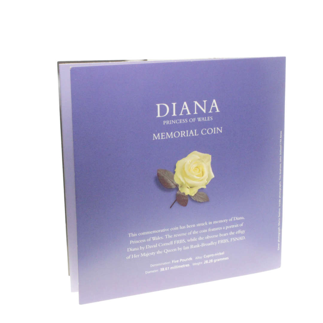 Coin -  Diana Princess of Wales Memorial Coin in Memorial Booklet - ML3004