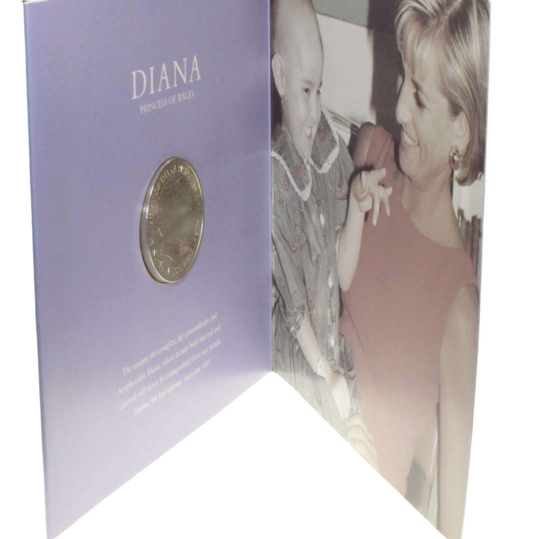 Coin -  Diana Princess of Wales Memorial Coin in Memorial Booklet - ML3004