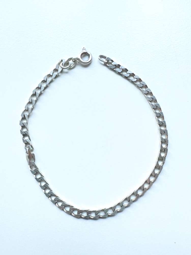 Bracelet - 925 Silver Ladies Bracelet. Link Chain ML2021