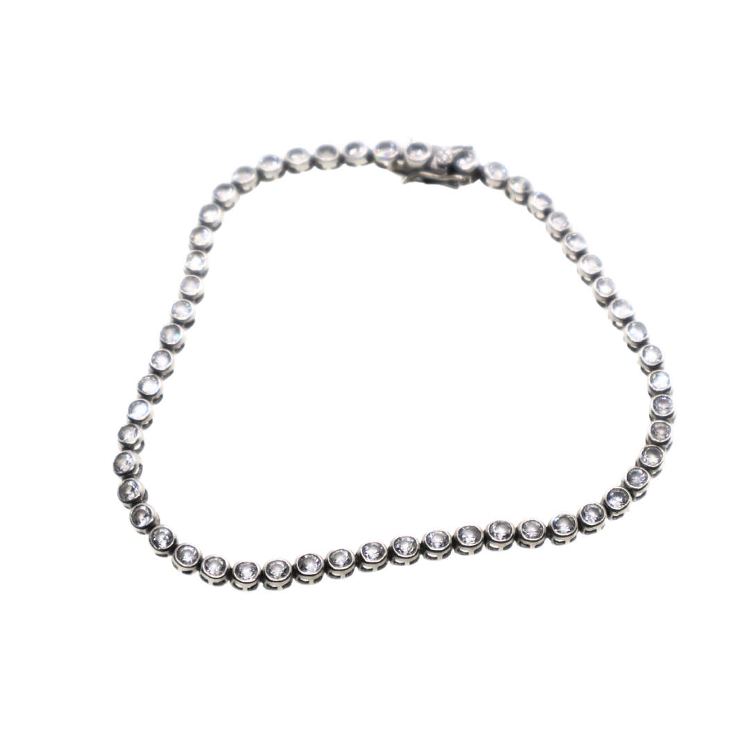 Bracelet - 925 Silver Tennis Bracelet - ML3671