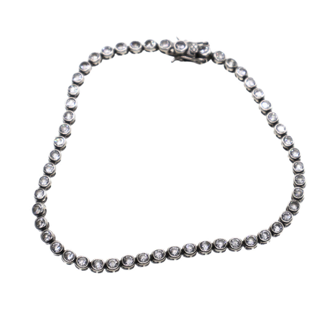 Bracelet - 925 Silver Tennis Bracelet - ML3671