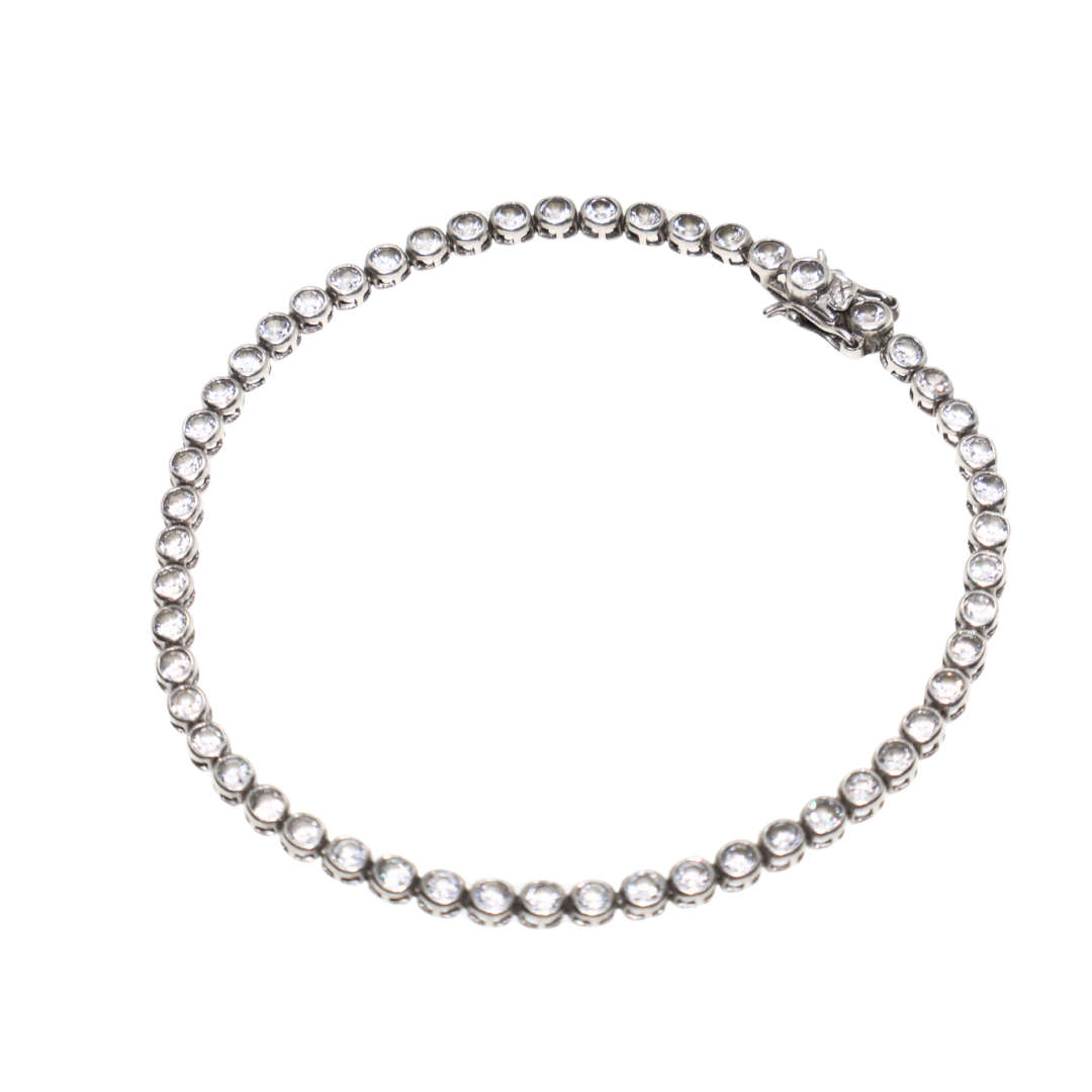 Bracelet - 925 Silver Tennis Bracelet - ML3671