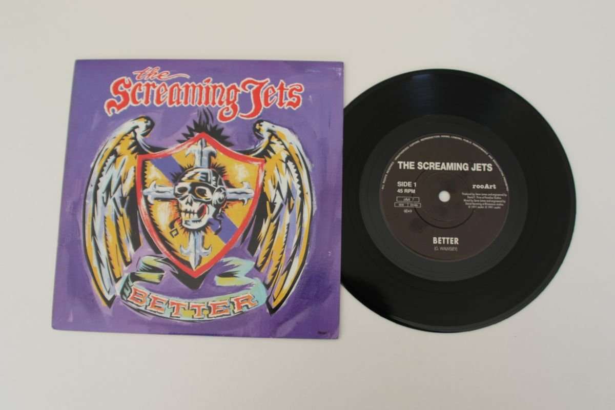 The Screaming Jets - Better (7") (VG++)