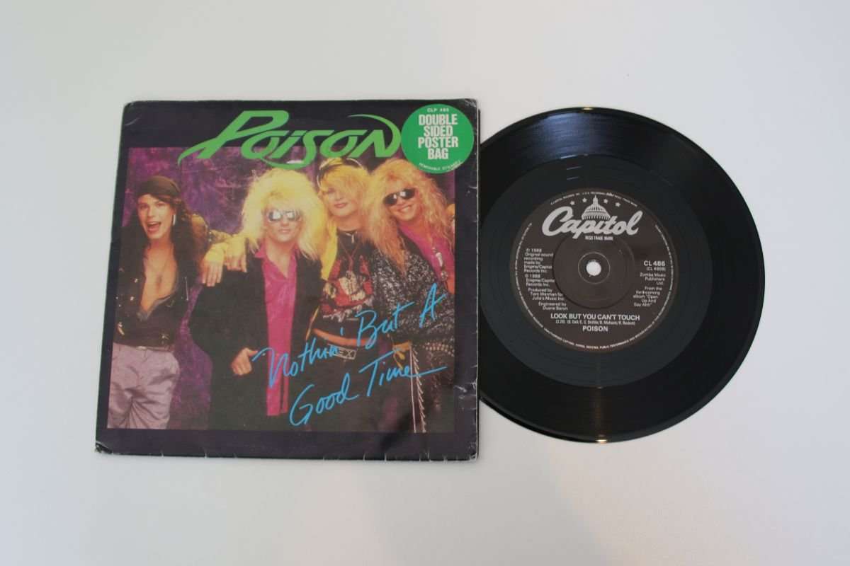 Poison ¿ Nothin¿ But A Good Time (7?)(VG+/VG)