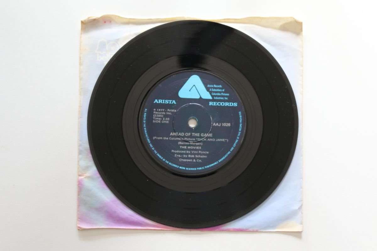 The Movies - Ahead Of The Game (7") (VG+/Gen)