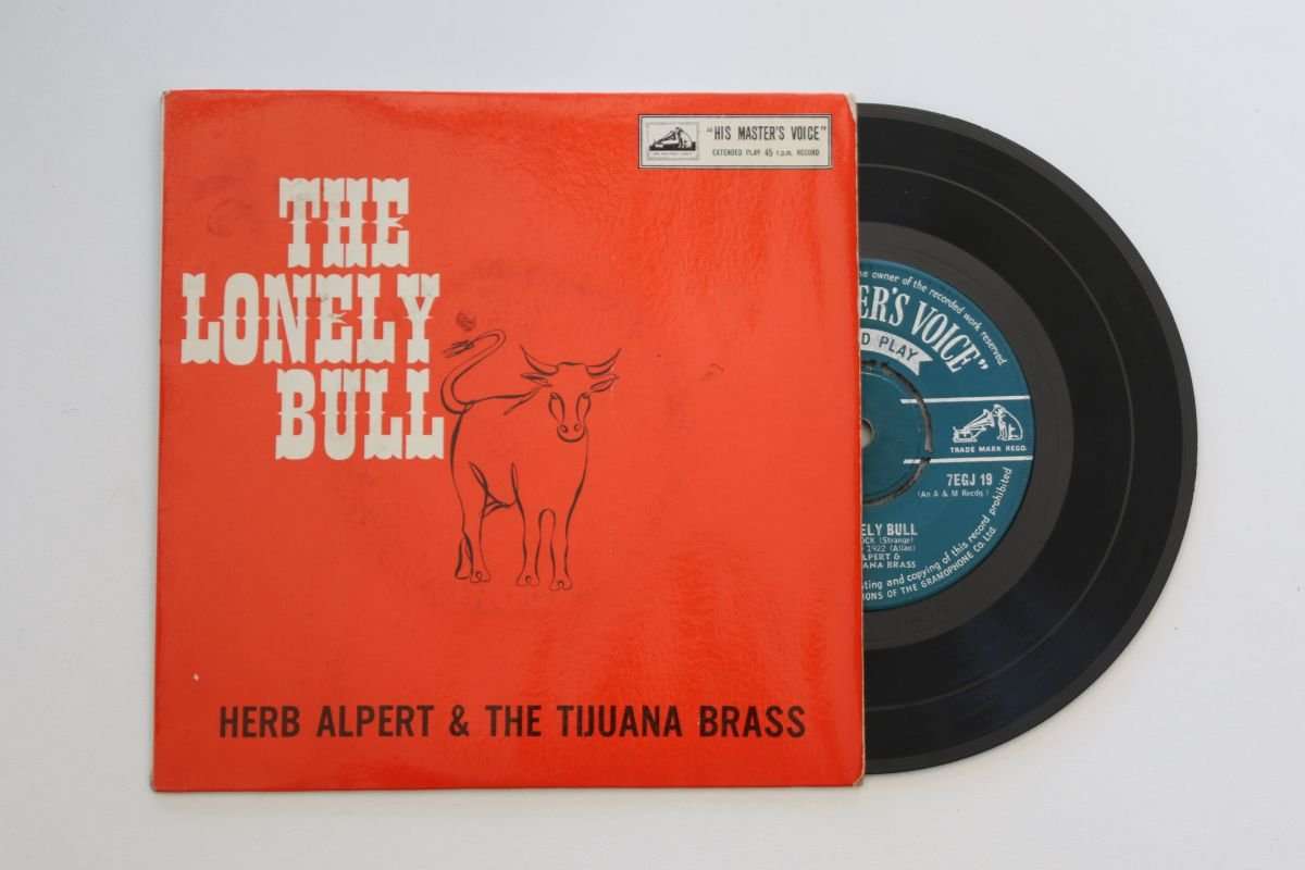 Herb Alpert & The Tijuana Brass - The Lonely Bull (7")(VG)