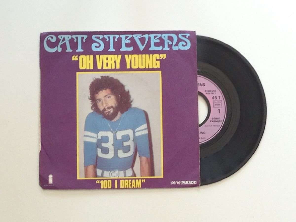 Cat Stevens - Oh Very Young (7") (VG/G+)