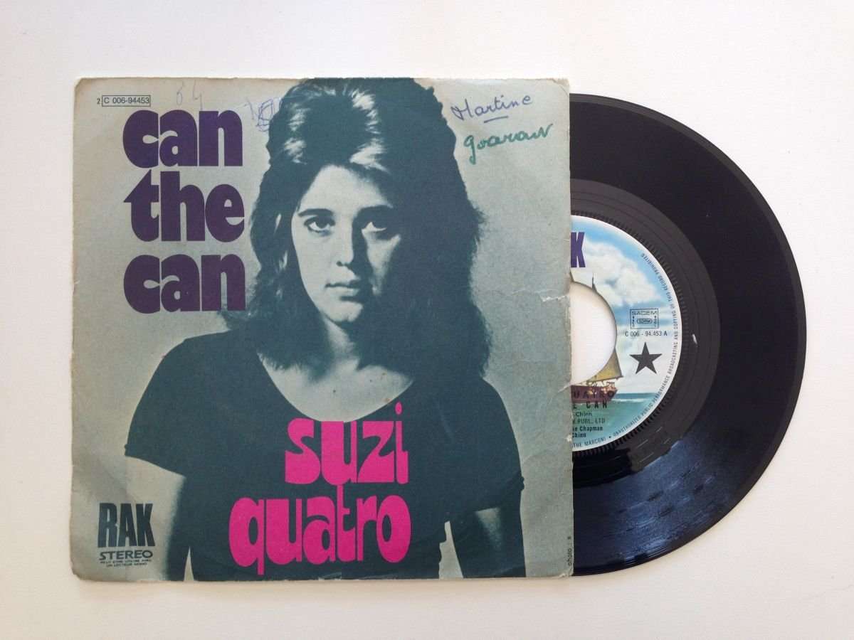 Suzi Quatro - Can The Can (7") (VG/G+)