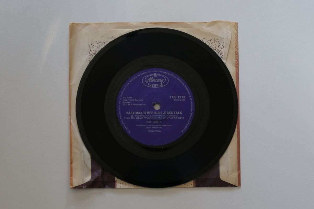 Dr. Hook - Baby Makes Her Blue Jeans... / The Turn On (7")(G+/Gen)