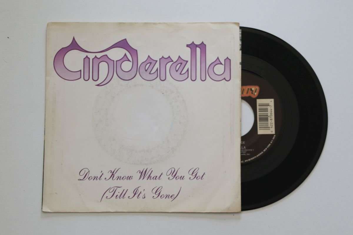 Cinderella - Don't Know What You Got (Till It's Gone) (7") (VG+/VG)