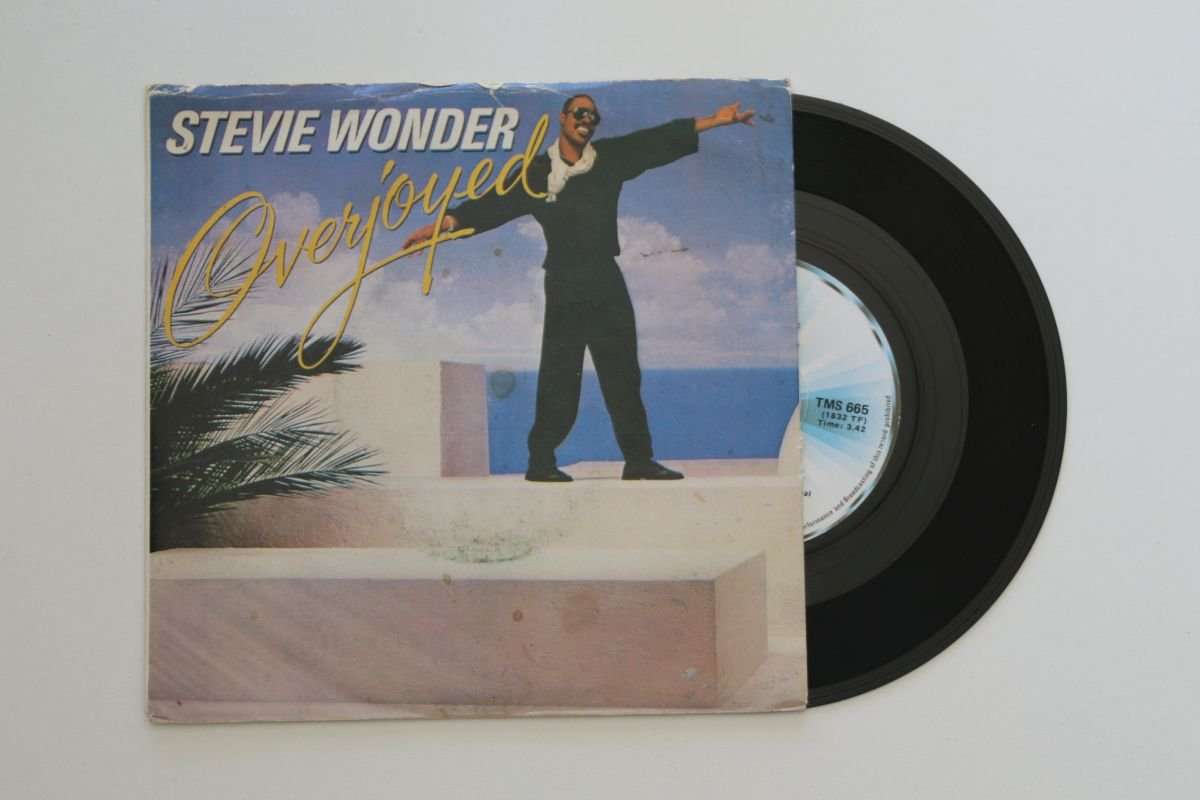 Stevie Wonder - Overjoyed (7") (VG+/G)