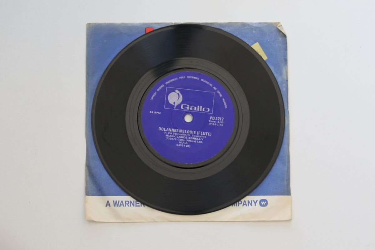 Jean-Claude Borelly - Dolannes Melodie (7") (VG/Generic)