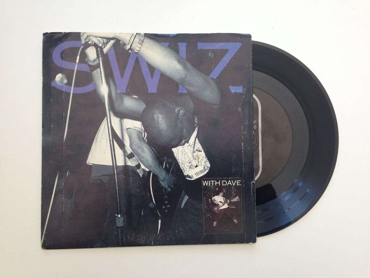 Swiz With Dave - Black Nine (7")(VG/G+)