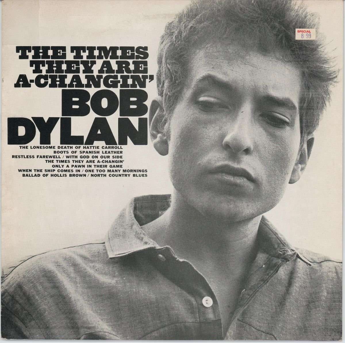Bob Dylan - The Times They Are A-Changin' (VG+/VG)