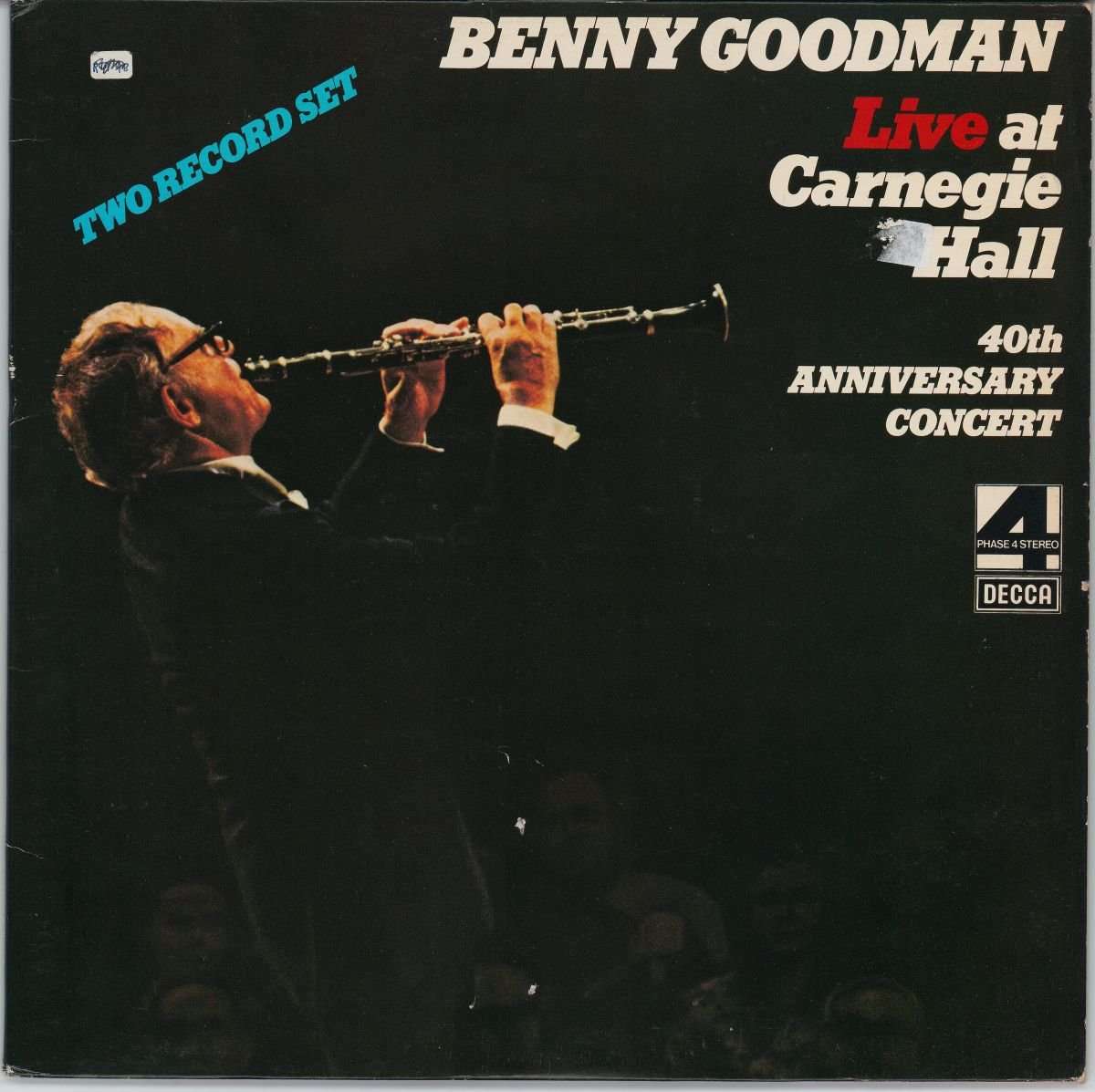 Benny Goodman - Live At Carnegie Hall 40th Anniversary Concert (VG/G+) (2LP)