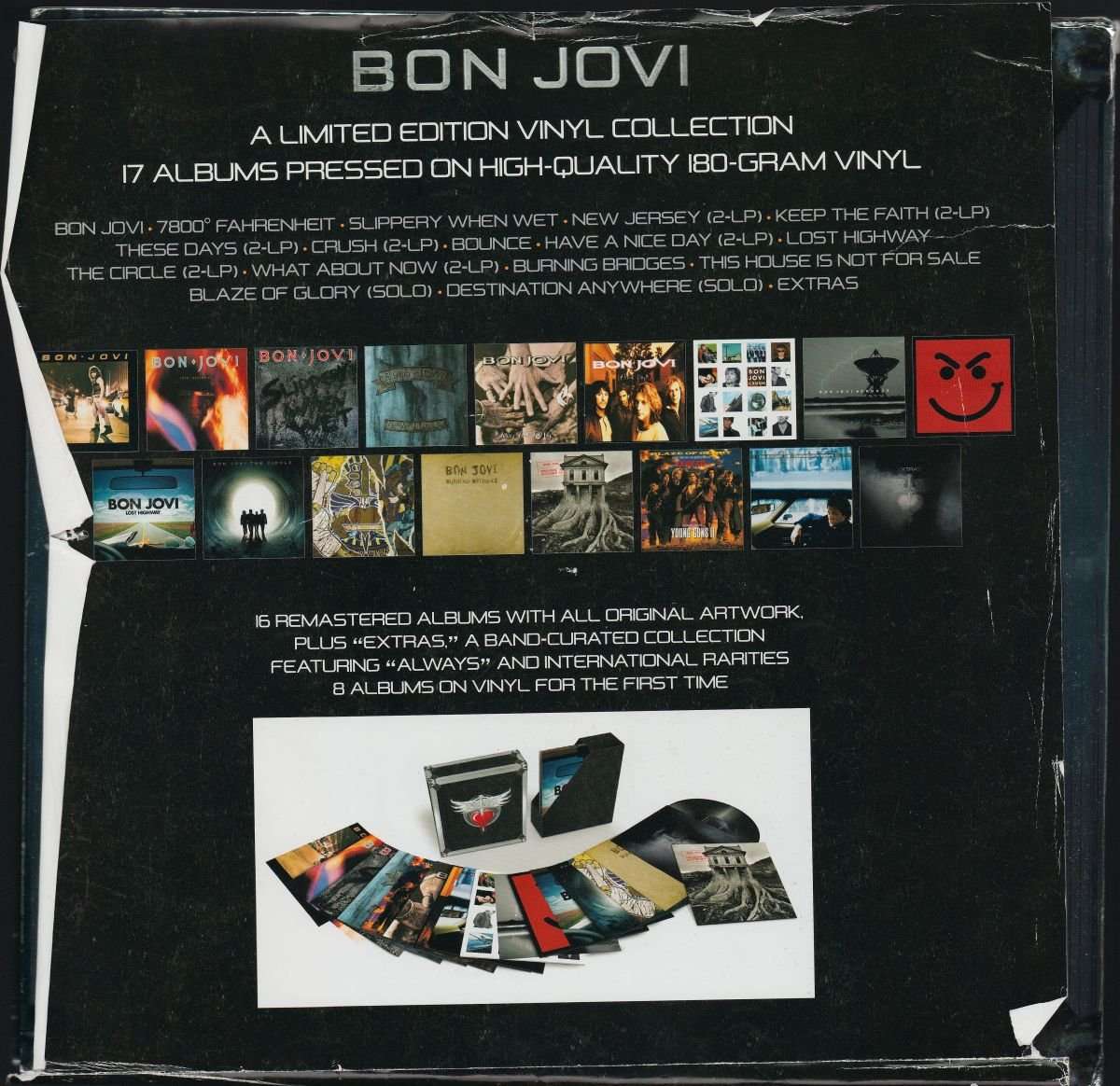 Bon Jovi - The Albums (VG+/G) (22LP Boxset) (Ltd. Ed.)
