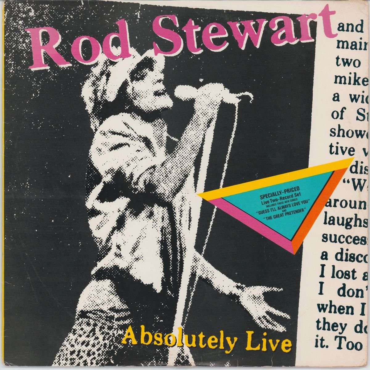 Rod Stewart - Absolutely Live (VG) (2LP)