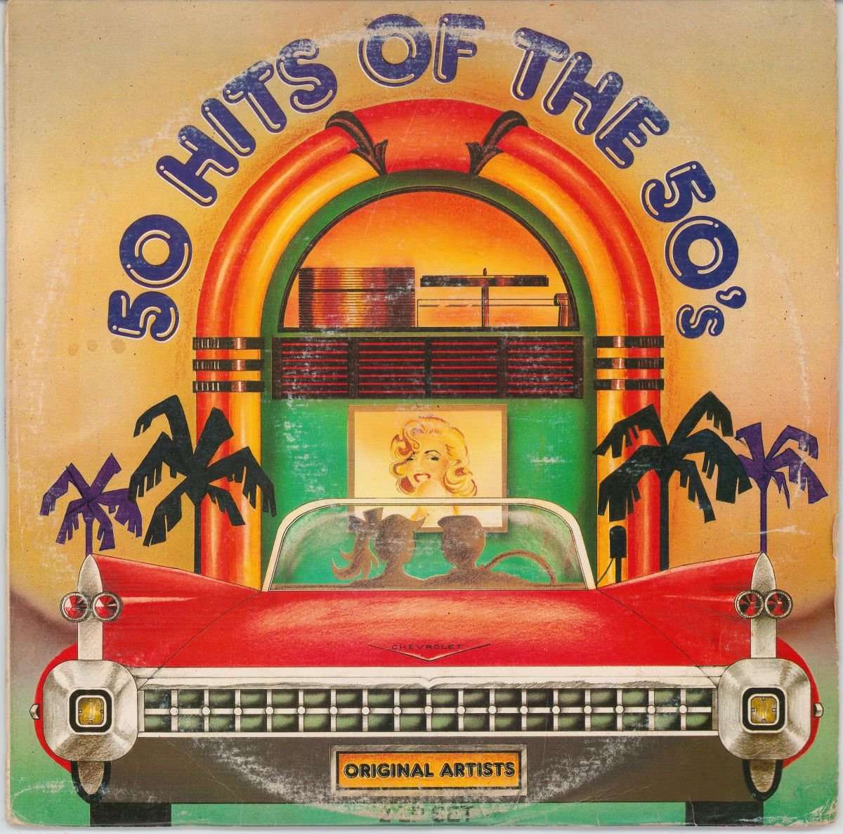 Various - 50 Hits Of The 50's (G+) (2LP)