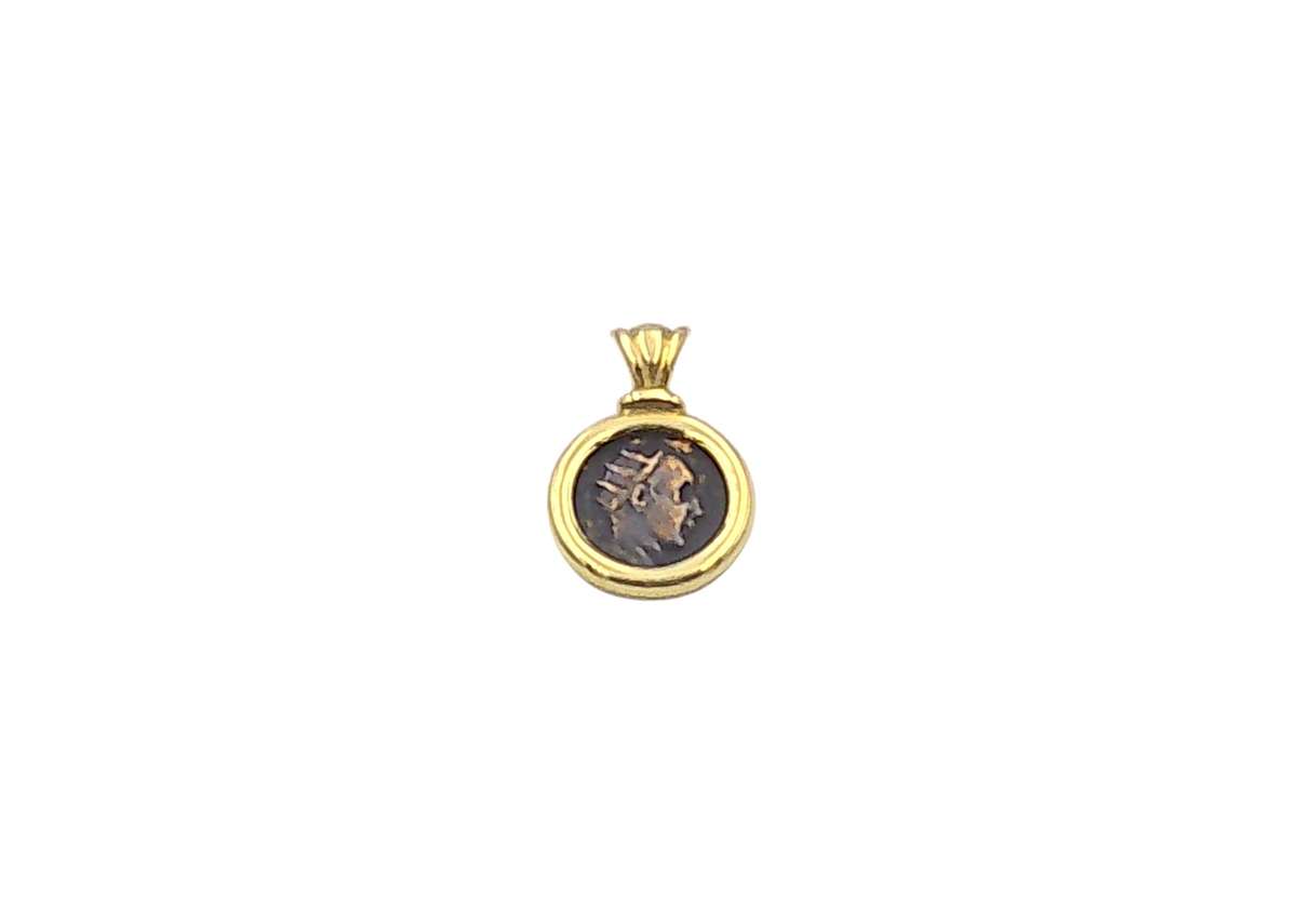 Roman coin pendant