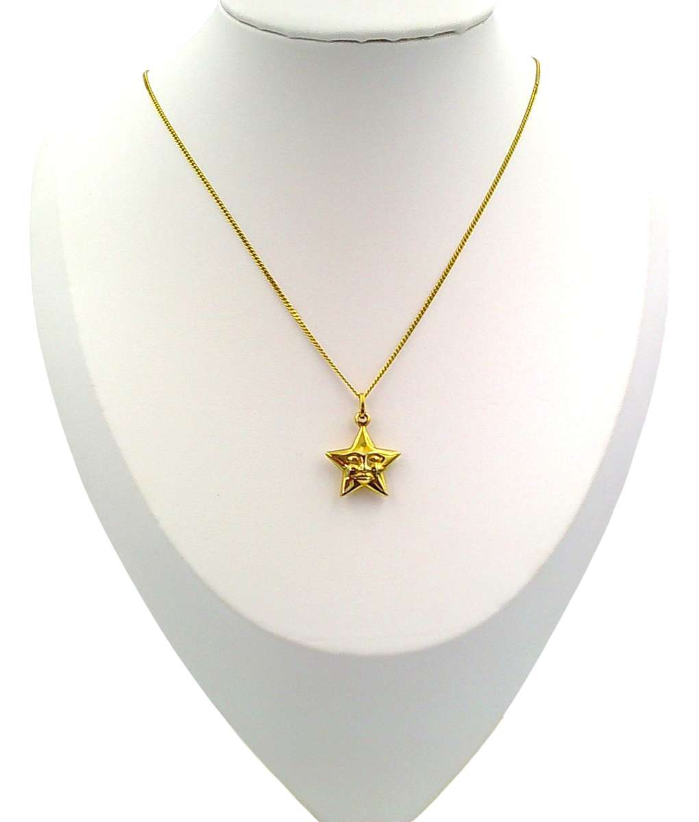 Star-face pendant