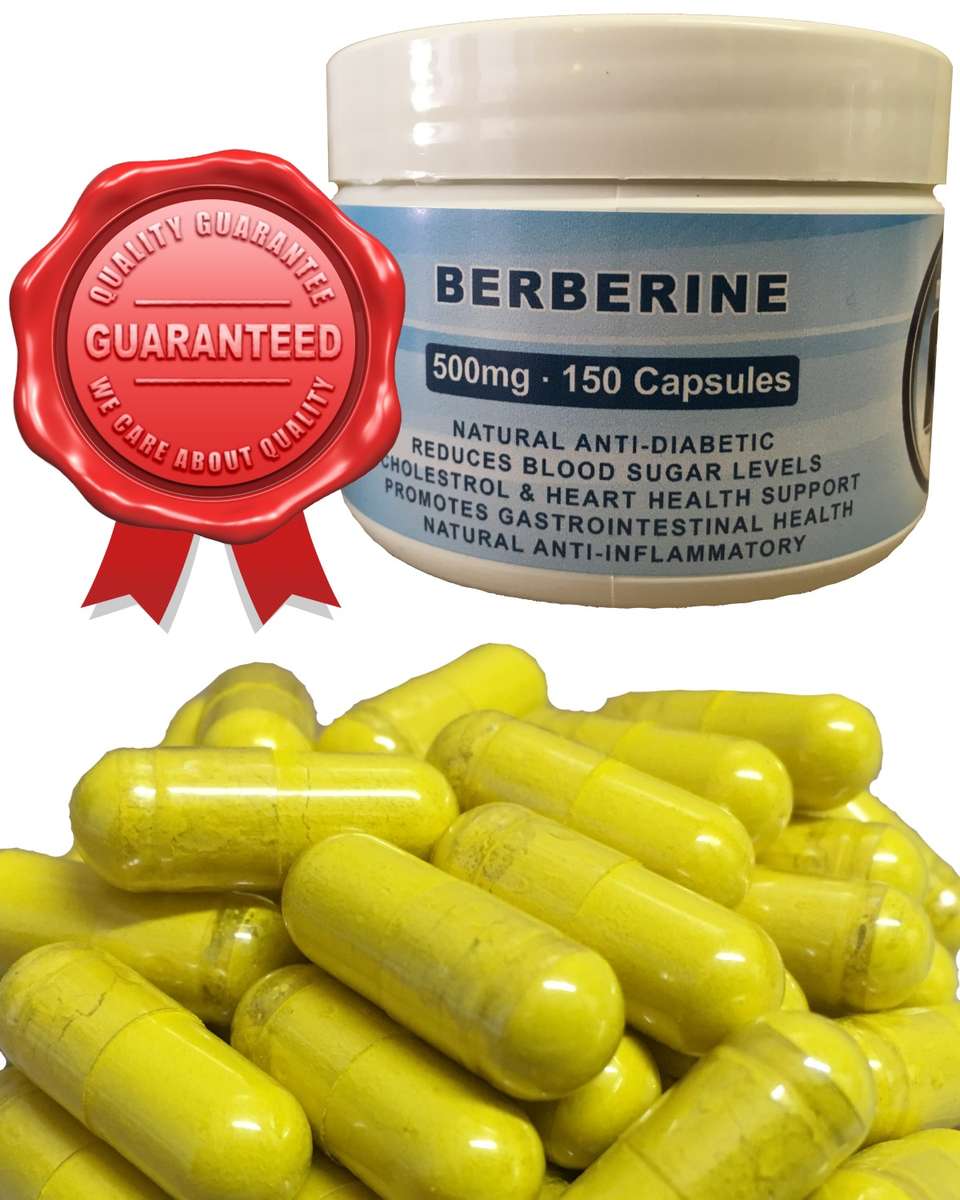 Berberine HCL 150 Capsules (500mg)