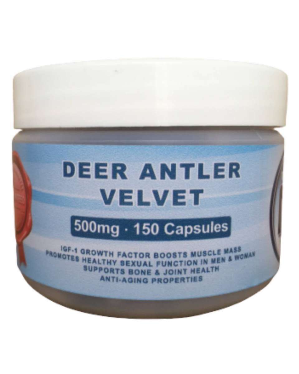 Deer Antler Velvet 150 Capsules (500mg) - 0.20kg