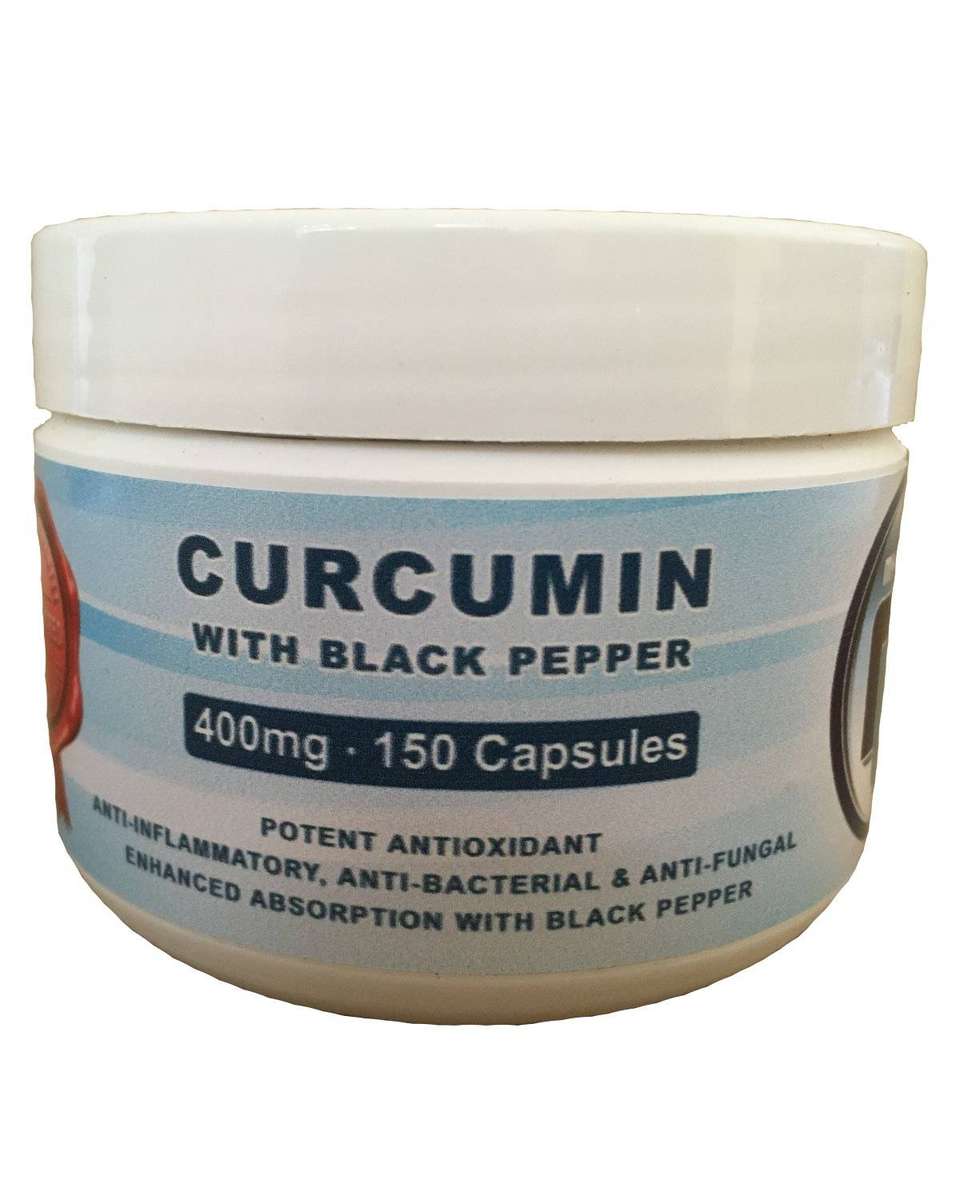 Curcumin 95% & Black Pepper 150 Capsules (400mg)