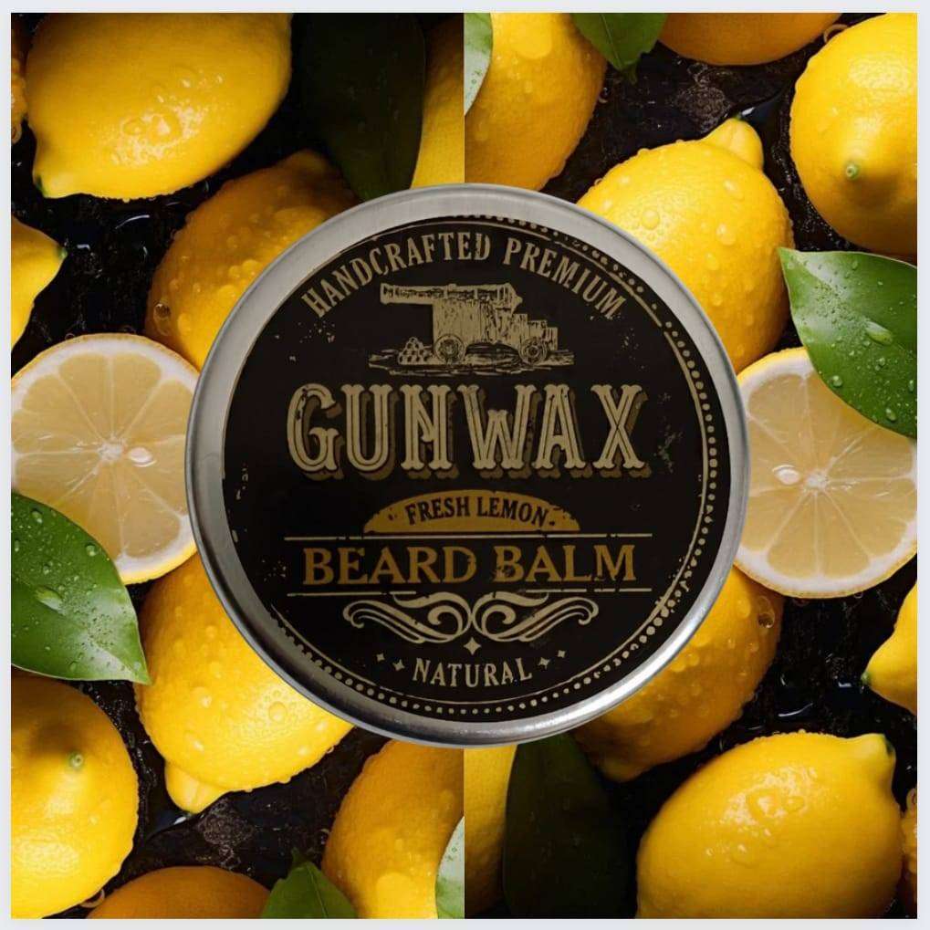 Gunwax Beard Balm. Fresh Lemon Grass (56g) Tin