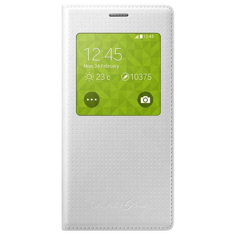 Samsung S-View Cover for Samsung Galaxy S5 (Shimmery White)