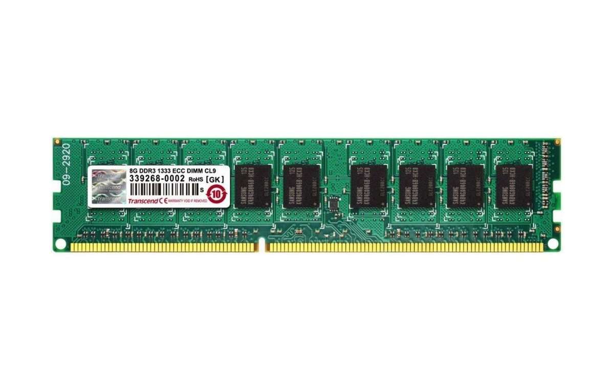 Transcend 8GB DDR3-1333 ECC DIMM 9-9-9
