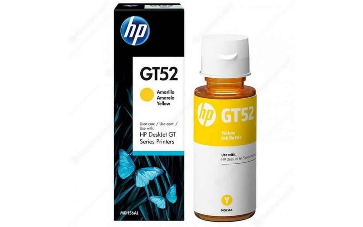HP GT52 Yellow Original Ink Bottle