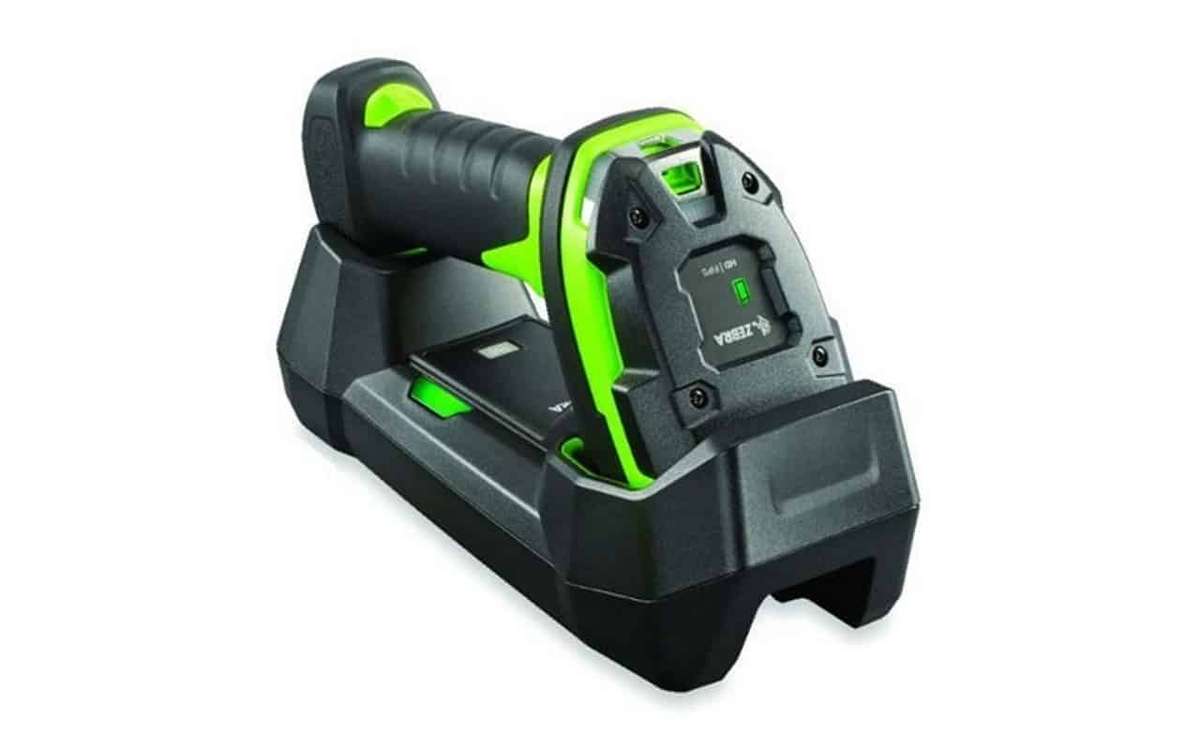 Zebra DS3678-ER Rugged Green Vibration Motor Standard Cradle
