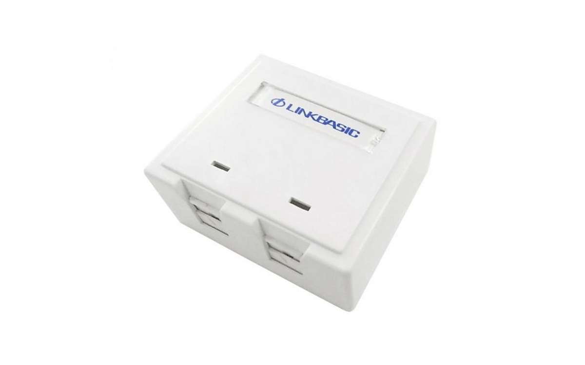 Linkbasic Cat5e Double Surface Mount Box