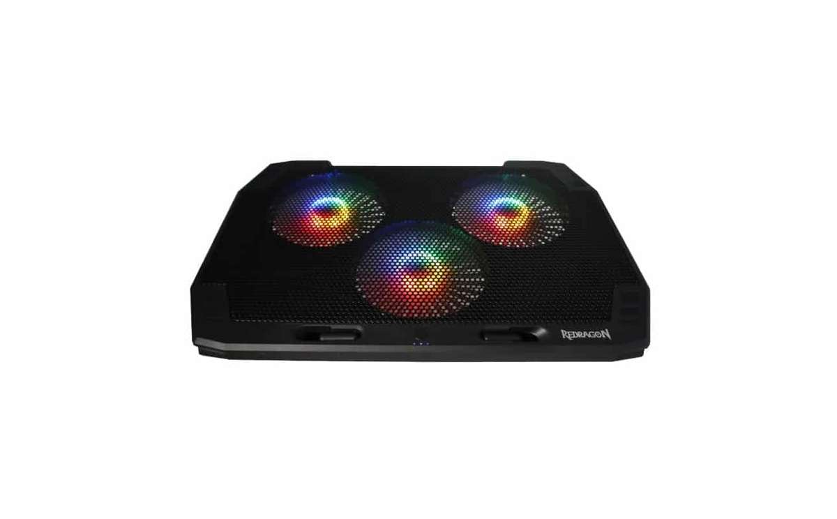 Redragon Dual USB 3 Fan RGB Gaming Notebook Stand