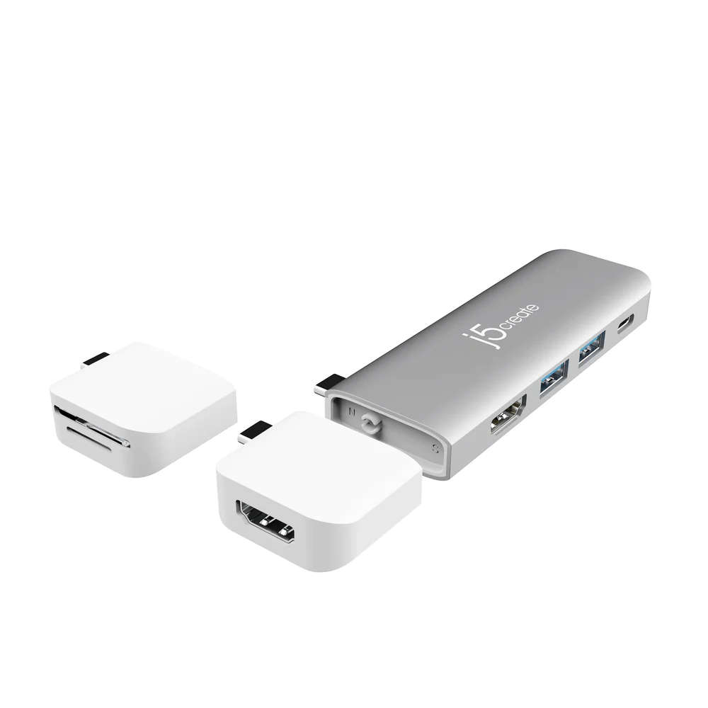 J5create JCD387 Ultradrive Kit USB-C Dual-Display Modular Dock